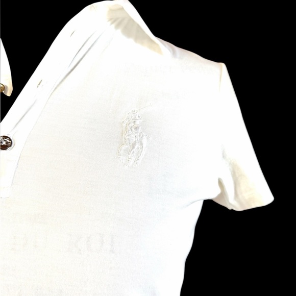 Ralph Lauren Golf ‘TAILORED GOLF FIT’ White Polo Shirt Sz S Retail $168 - Picture 5 of 7